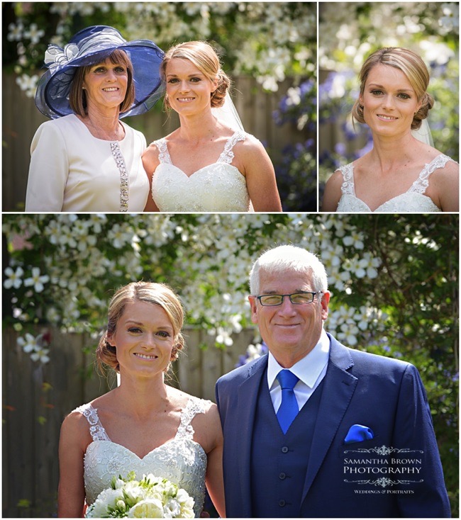 Bride and parents - photography by Samantha brown