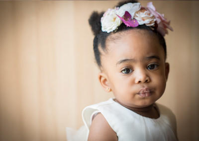 portrait of baby girl by Samantha Brown Photography