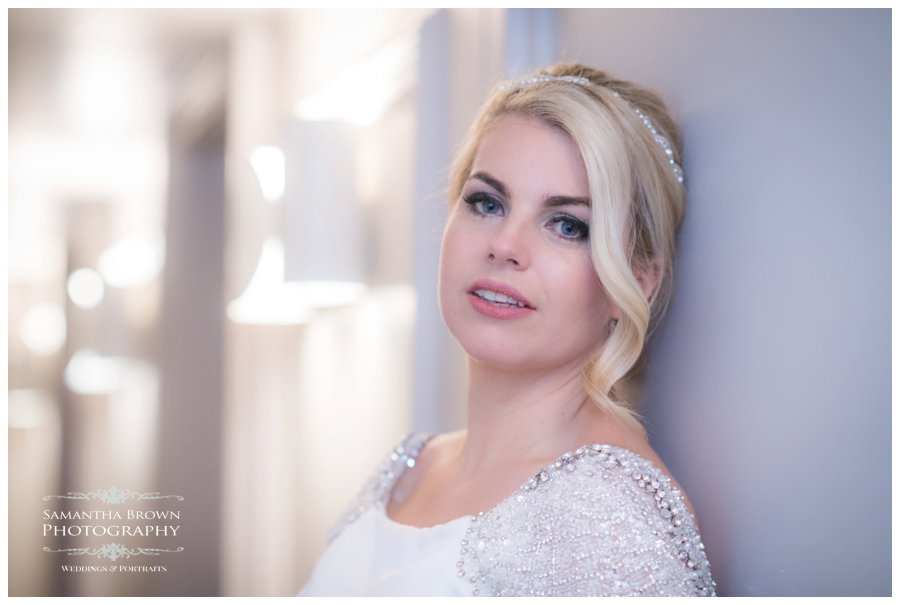 Bride at the Vincent hotel Southport