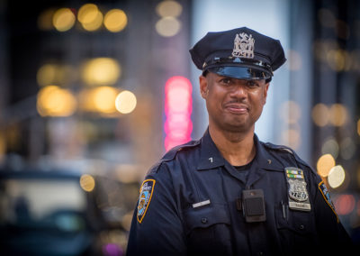 New York Cop outside Radio City