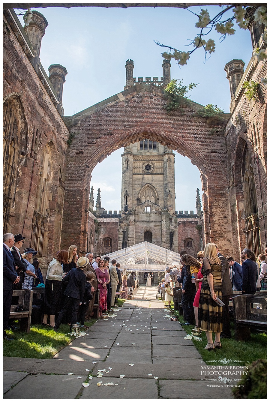 St Lukes Bombed out Church Liverpool wedding